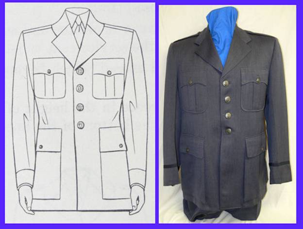 USMC MENS DRESS COAT POLY/WOOL GABARDINE - General