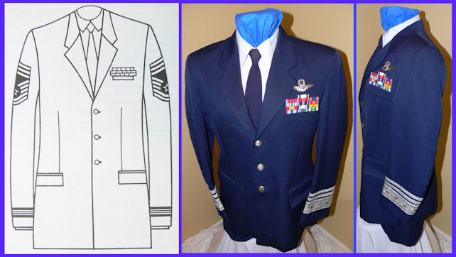 Seadutaaifah10ibb Air Force Occupational Badge Placement On Blues Shirt